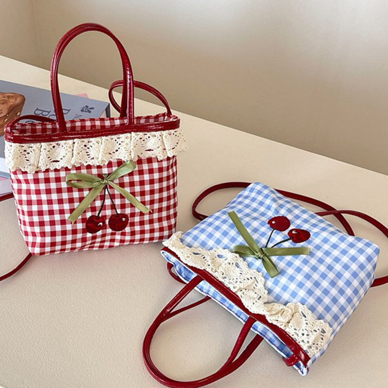 Luxury High Quality Bags - Ladies' Shoulder Bag Korean Checkered Polka