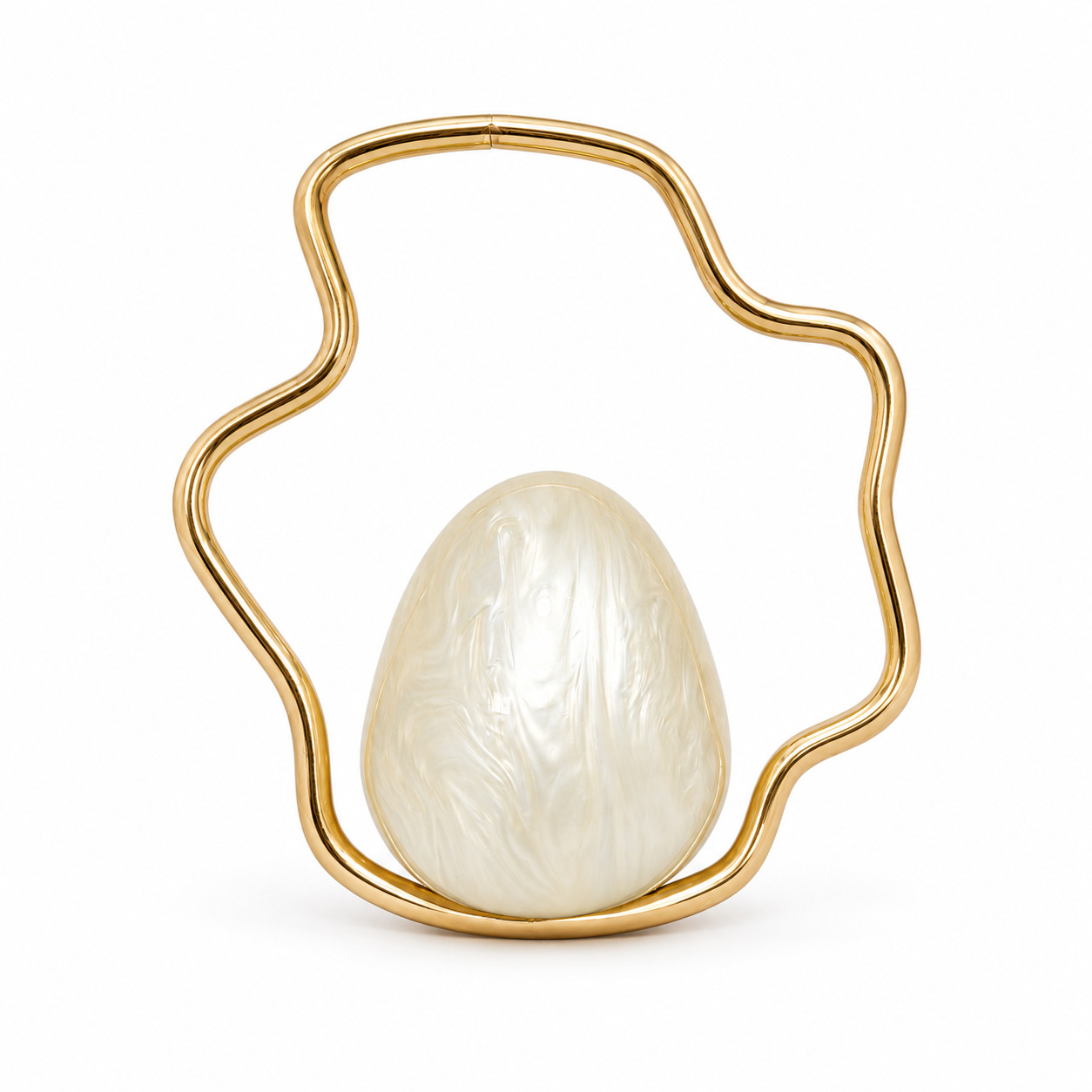 Mini Bag Evening Clutch - Women Acrylic mini egg bag cute
