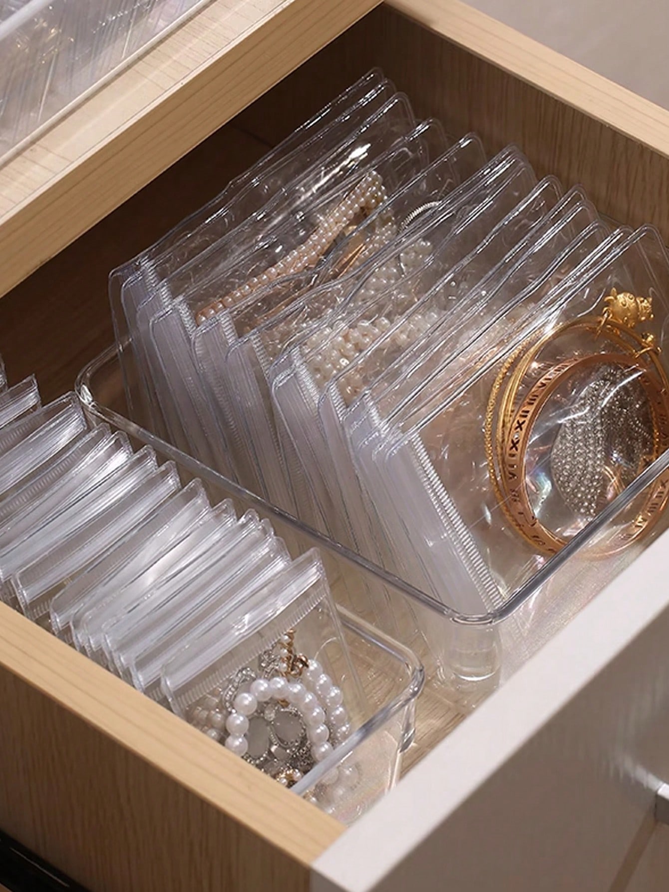 Luxury Ziploc Bags - 100pcs Thick Self-Sealing Transparent Pvc Jewelry