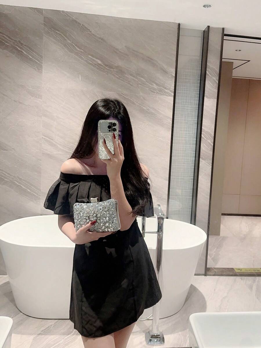 Mini Bag Evening Clutch - Rhinestone Clutch Bag Mini Evening Bag