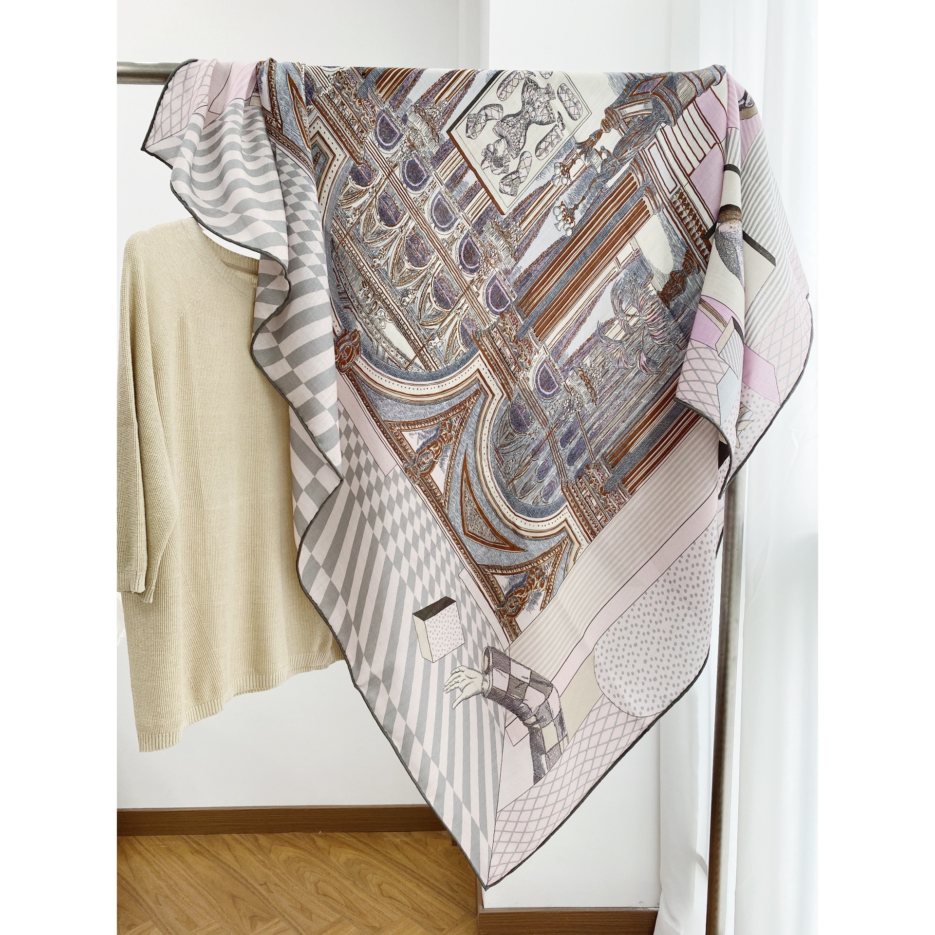 Winter Luxury Scarf Women Hand - Luxury Xmas Bags のレビューと価格