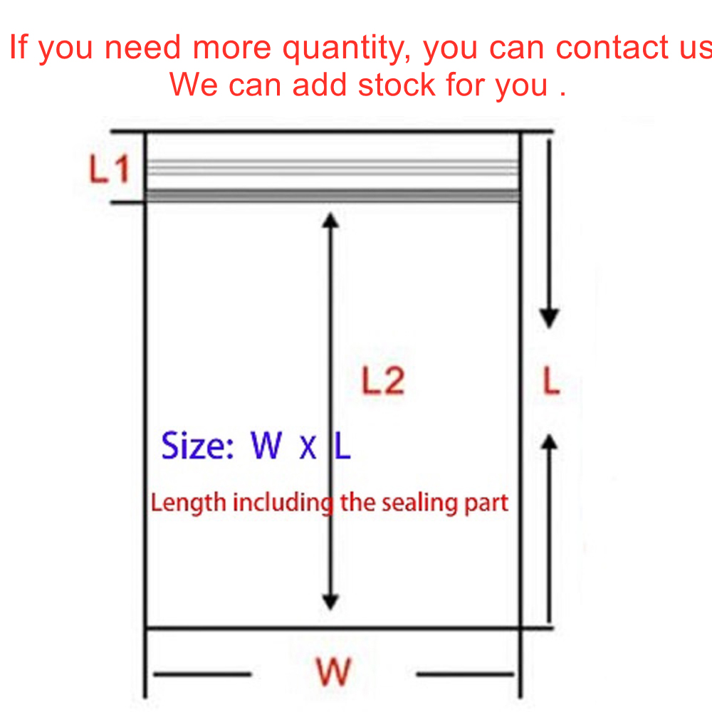 30-100pcs/bag 4*6/5*7/6*8/7*10 - Luxury Ziploc Bags のレビューと価格