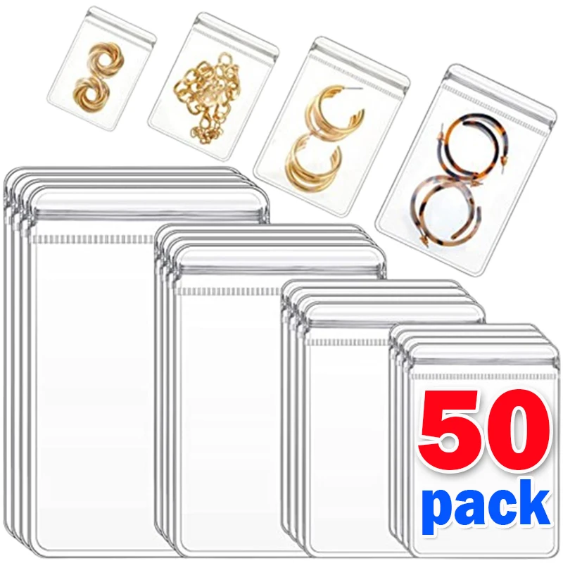 50pcs Jewelry Organizer Pouch  - Luxury Ziploc Bags のレビューと価格
