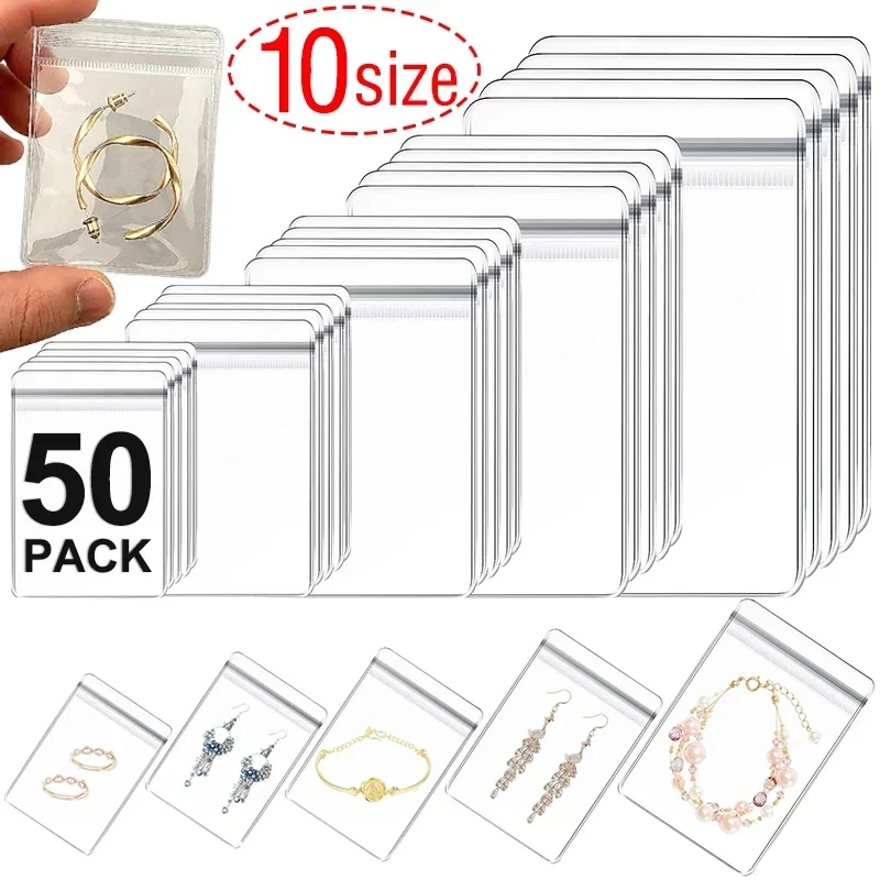 50pcs Jewelry Organizer Pouch  - Luxury Ziploc Bags のレビューと価格
