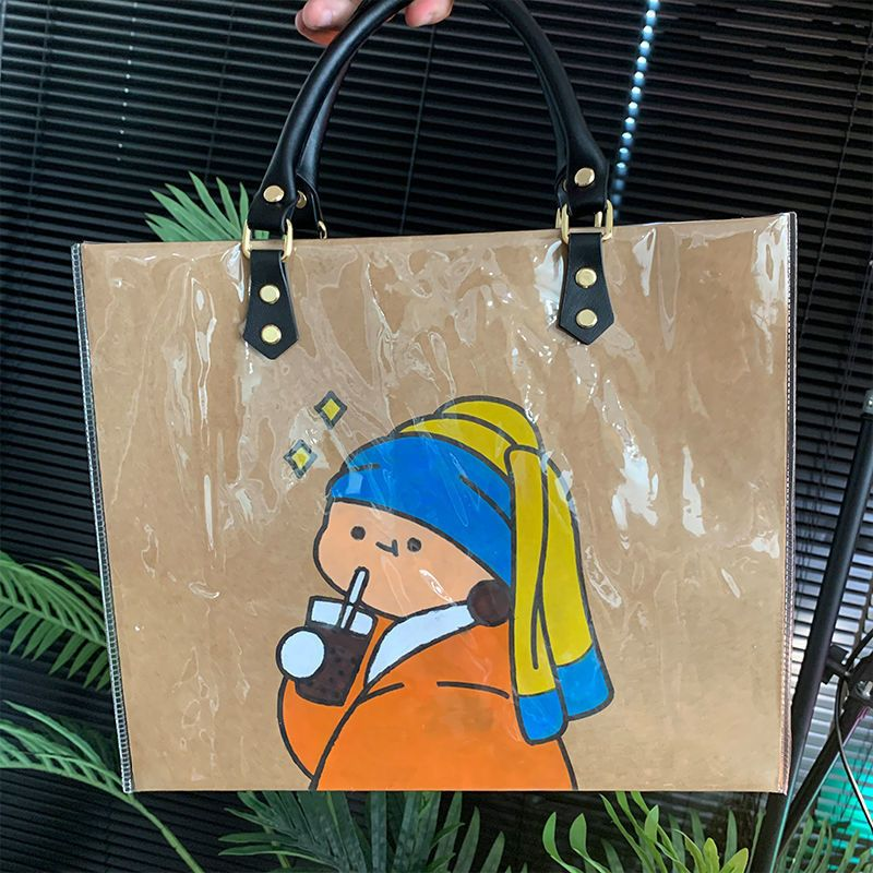 Calligraphy Paper Bag with Lea - Luxury Bags Hand Painted のレビューと価格