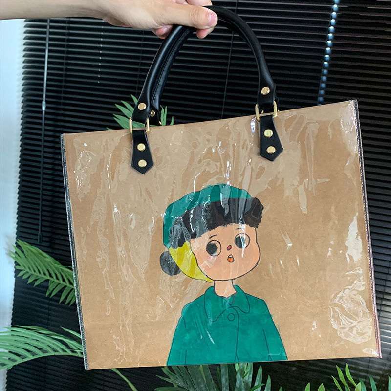Calligraphy Paper Bag with Lea - Luxury Bags Hand Painted のレビューと価格