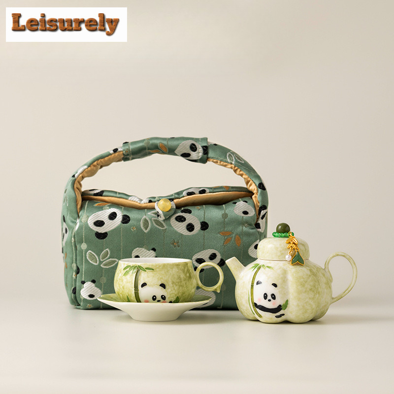 Hand-painted Panda Travel Tea  - Luxury Bags Hand Painted のレビューと価格