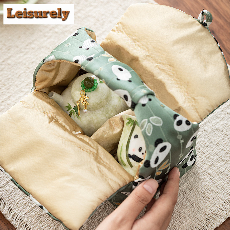 Hand-painted Panda Travel Tea  - Luxury Bags Hand Painted のレビューと価格