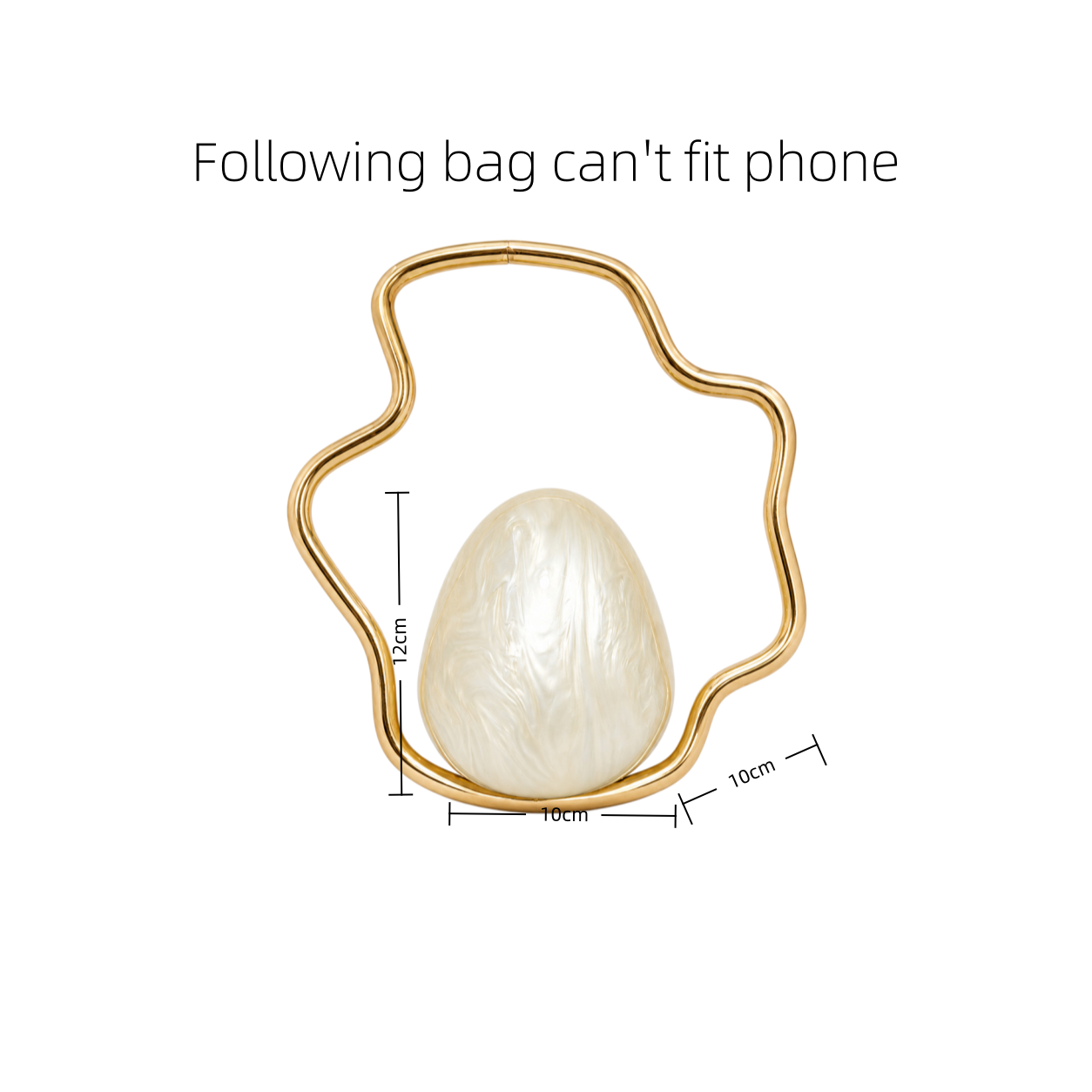 Women Acrylic mini egg bag cut - Mini Bag Evening Clutch のレビューと価格