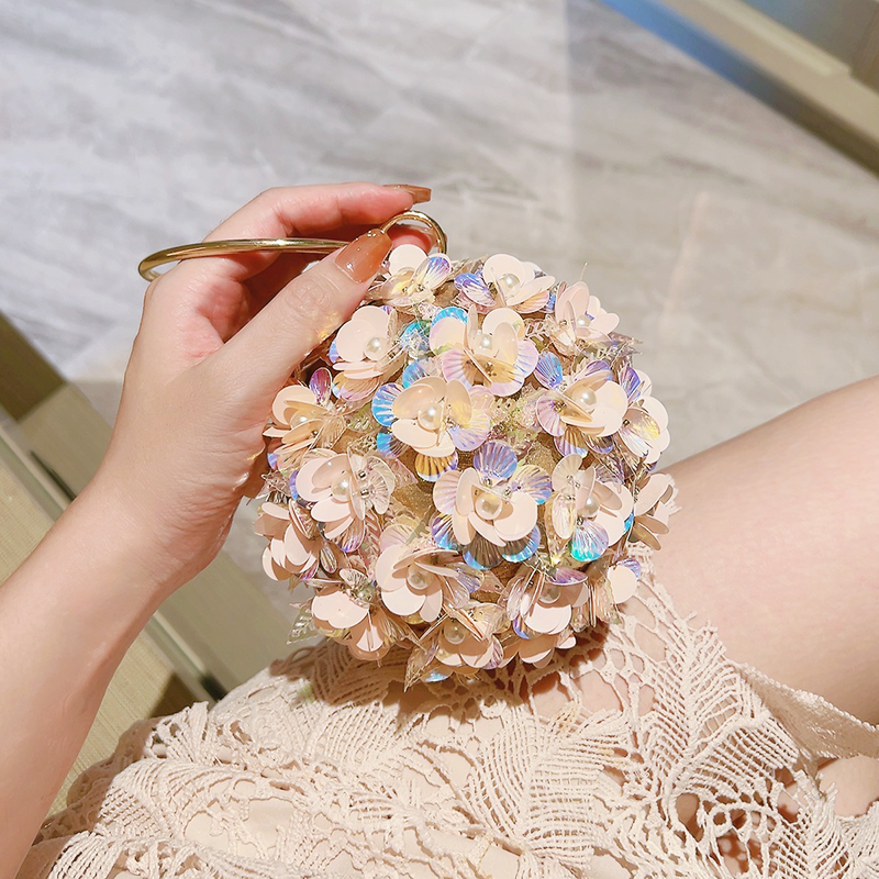 Mini Sequin Flower Evening Bag - Mini Bag Evening Clutch のレビューと価格