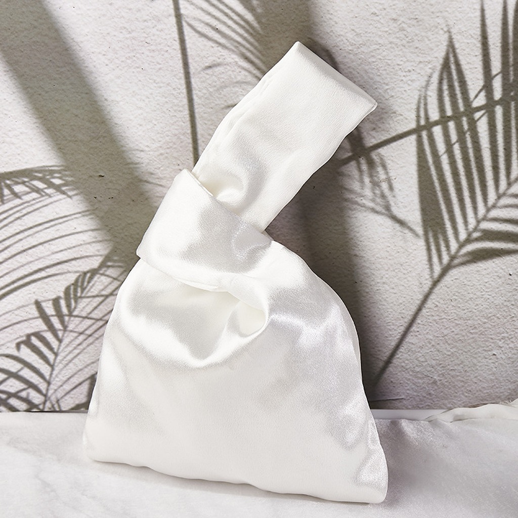 Women Silk Satin Knot Wrist Ba - Luxury Bags Japan のレビューと価格