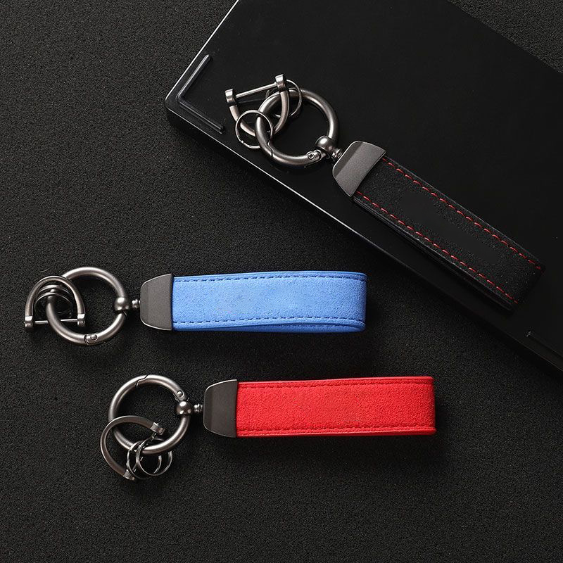 Suede Leather Car Keychain Hig - Luxury Xmas Bags のレビューと価格