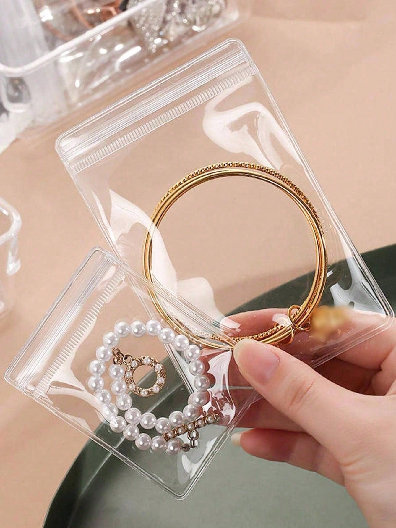 100pcs Thick Self-Sealing Tran - Luxury Ziploc Bags のレビューと価格