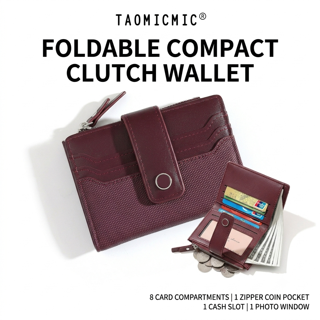 Women's Leather Wallet Snap Cl - Luxury Ziploc Bags のレビューと価格