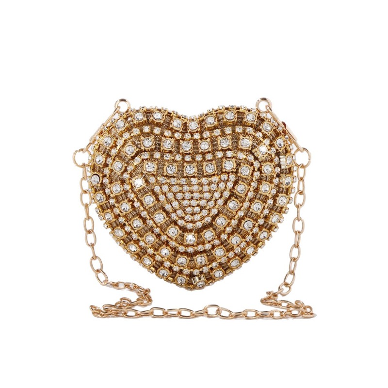 Mini Heart-shaped Diamond Sett - Mini Bag Evening Clutch のレビューと価格