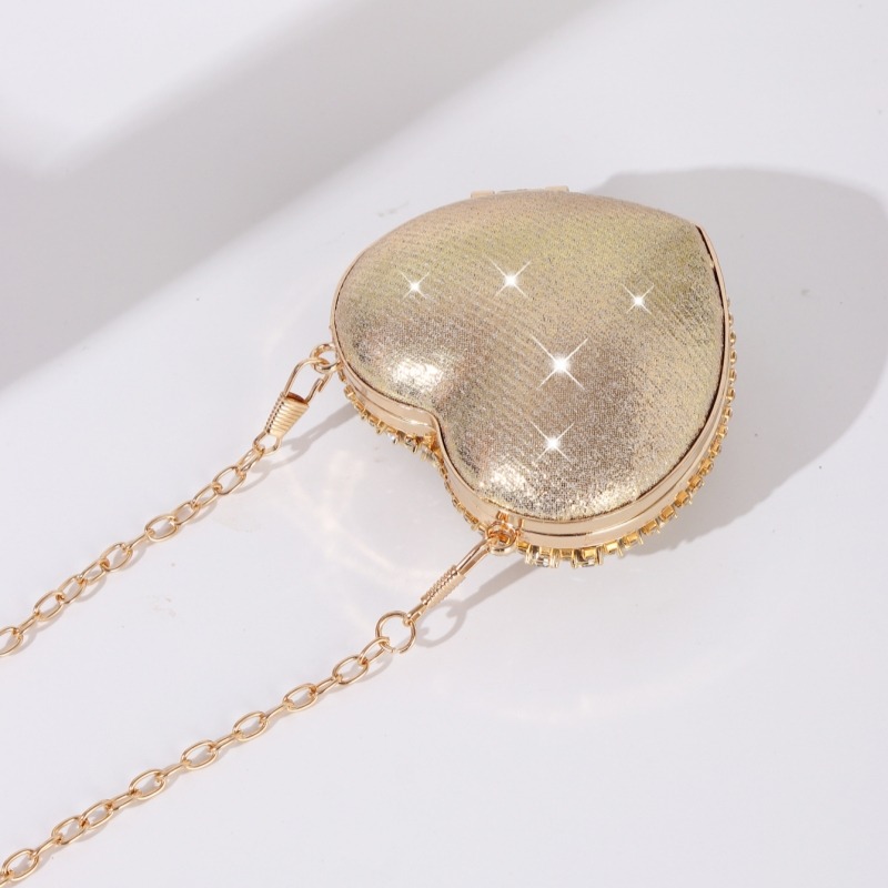 Mini Heart-shaped Diamond Sett - Mini Bag Evening Clutch のレビューと価格