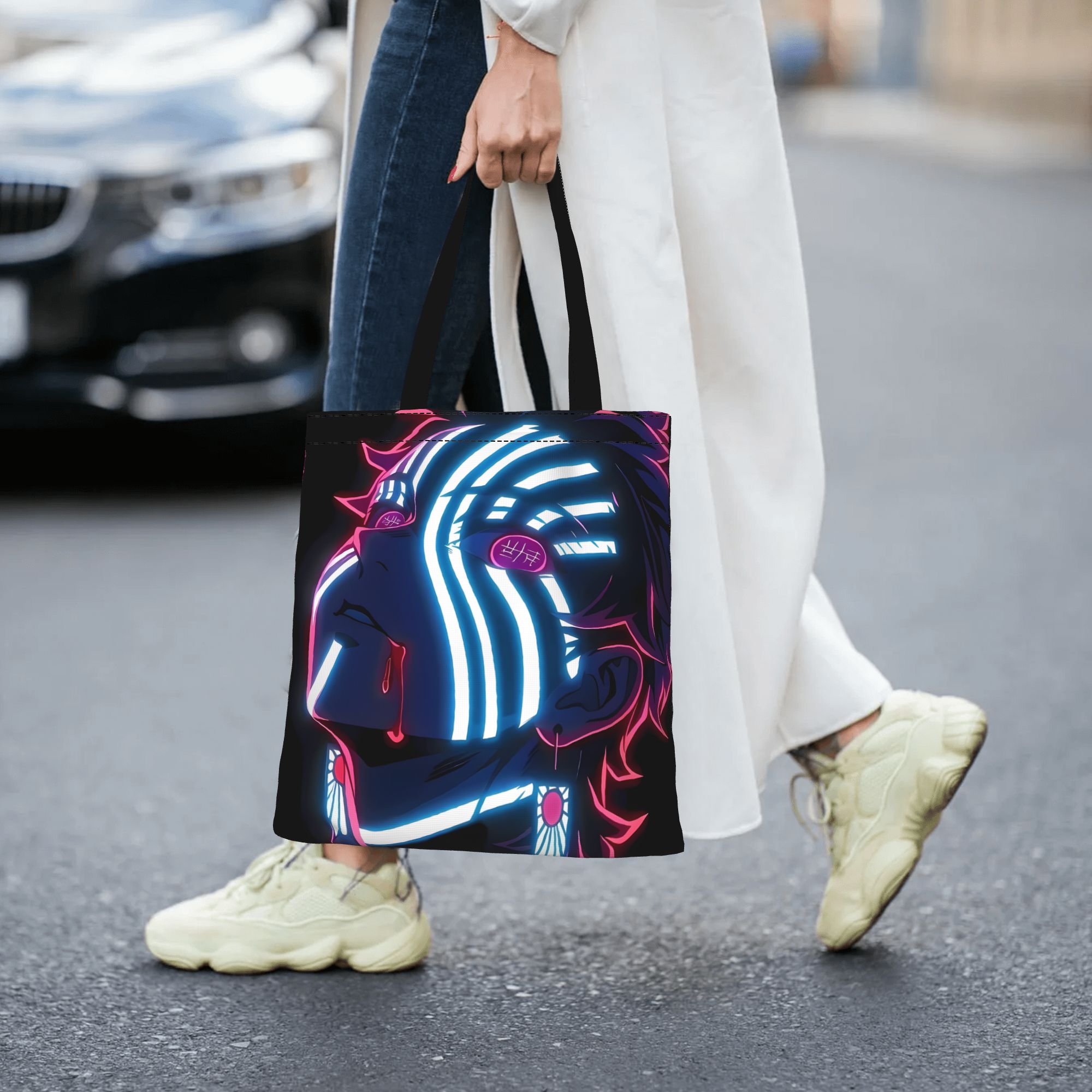 1PC Large Capacity Akaza Demon - Canvas Tote Designer のレビューと価格