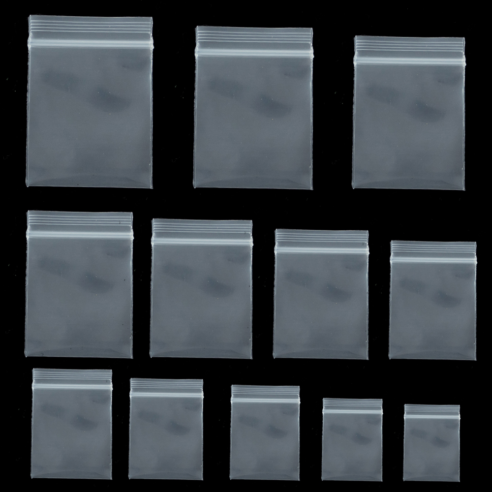 100Pieces Transparent Mini Sma - Luxury Ziploc Bags のレビューと価格