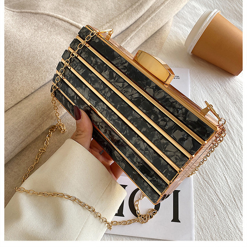 Luxury Designer Acrylic Square - Mini Bag Evening Clutch のレビューと価格