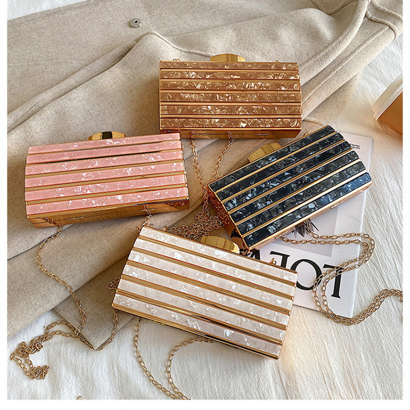 Luxury Designer Acrylic Square - Mini Bag Evening Clutch のレビューと価格