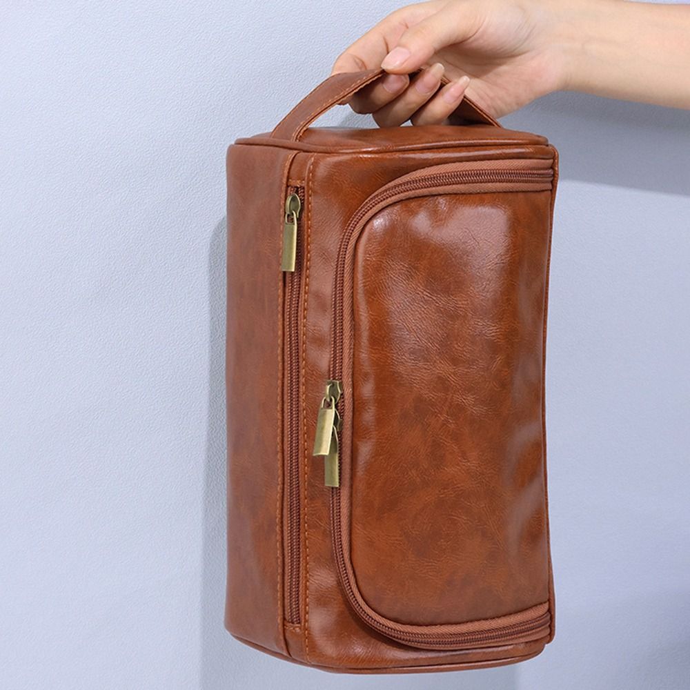 Multifunctional PU Leather Men - Luxury Ziploc Bags のレビューと価格