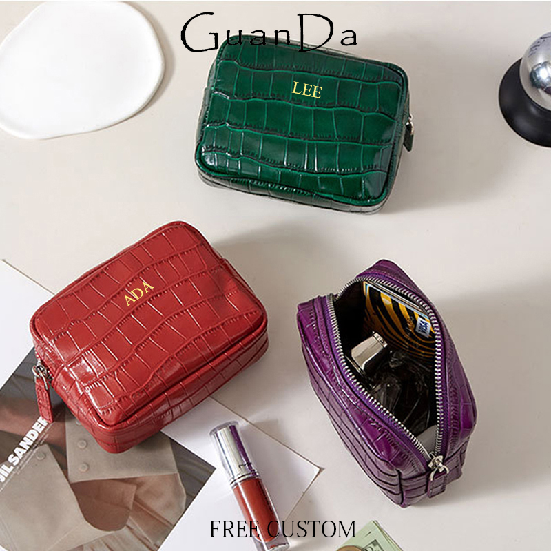 Luxury Genuine Leather Zip Coi - Luxury Ziploc Bags のレビューと価格