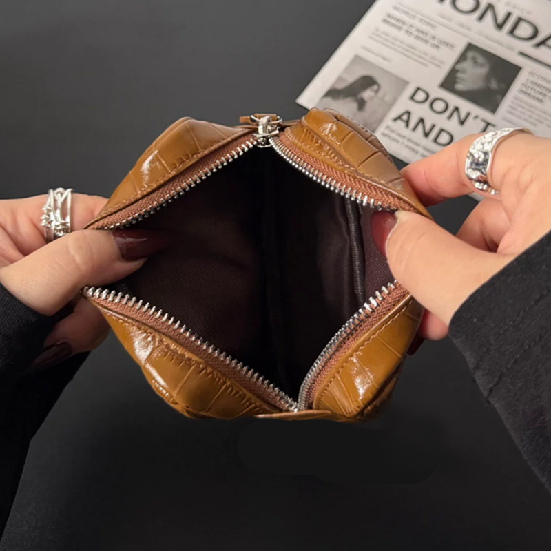 Luxury Genuine Leather Zip Coi - Luxury Ziploc Bags のレビューと価格