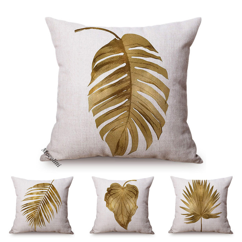 Golden Leaf Style Cotton Linen - Luxury Bags Hand Painted のレビューと価格