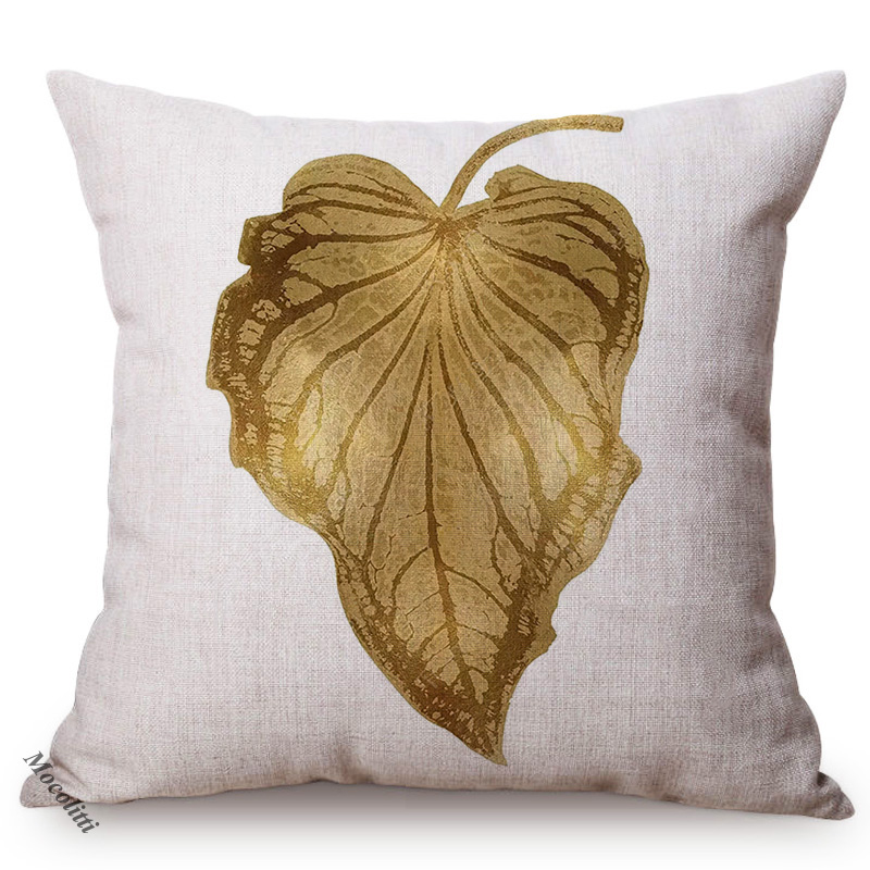 Golden Leaf Style Cotton Linen - Luxury Bags Hand Painted のレビューと価格
