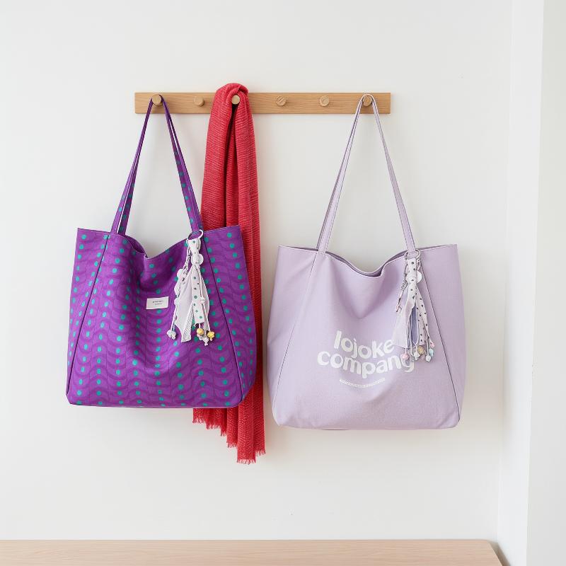 1PCS Large Capacity Korean Can - Canvas Tote Designer のレビューと価格