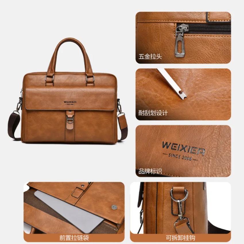 Brand new men's handbag retro  - Luxury Bags For Laptop のレビューと価格