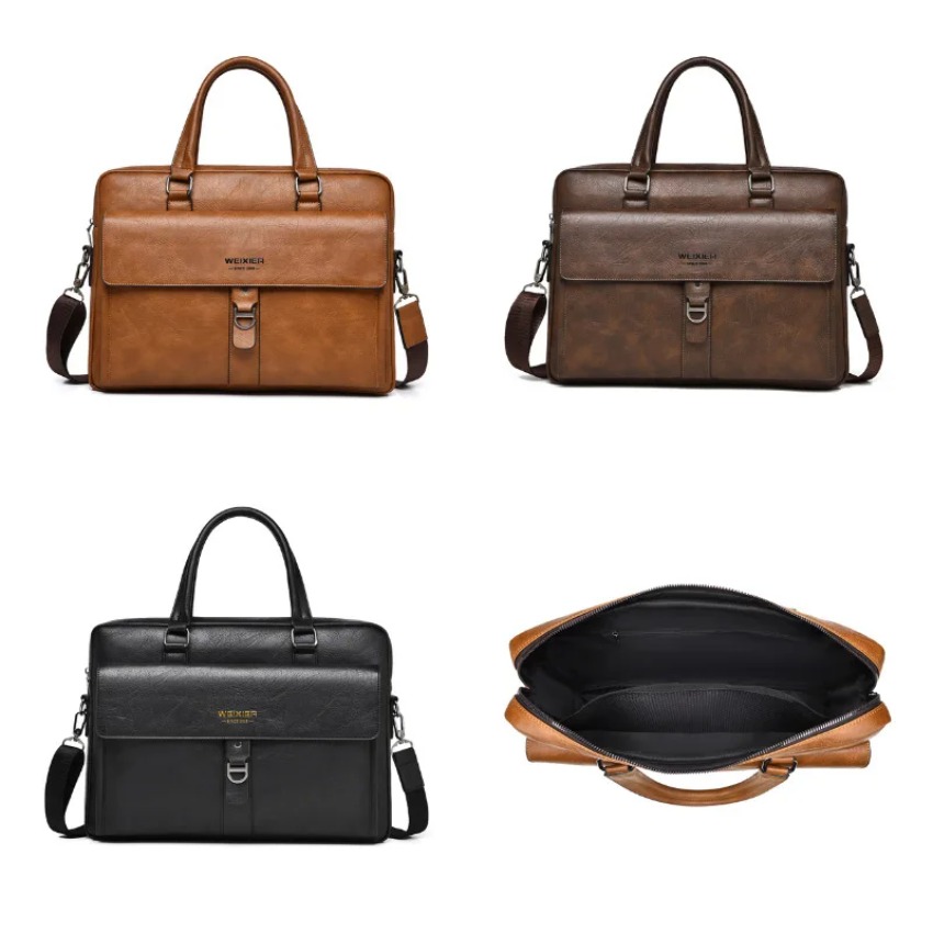 Brand new men's handbag retro  - Luxury Bags For Laptop のレビューと価格