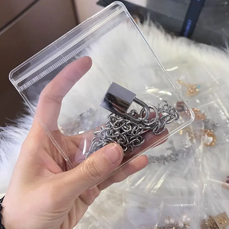 10/100pcs PVC Jewelry Pouches  - Luxury Ziploc Bags のレビューと価格