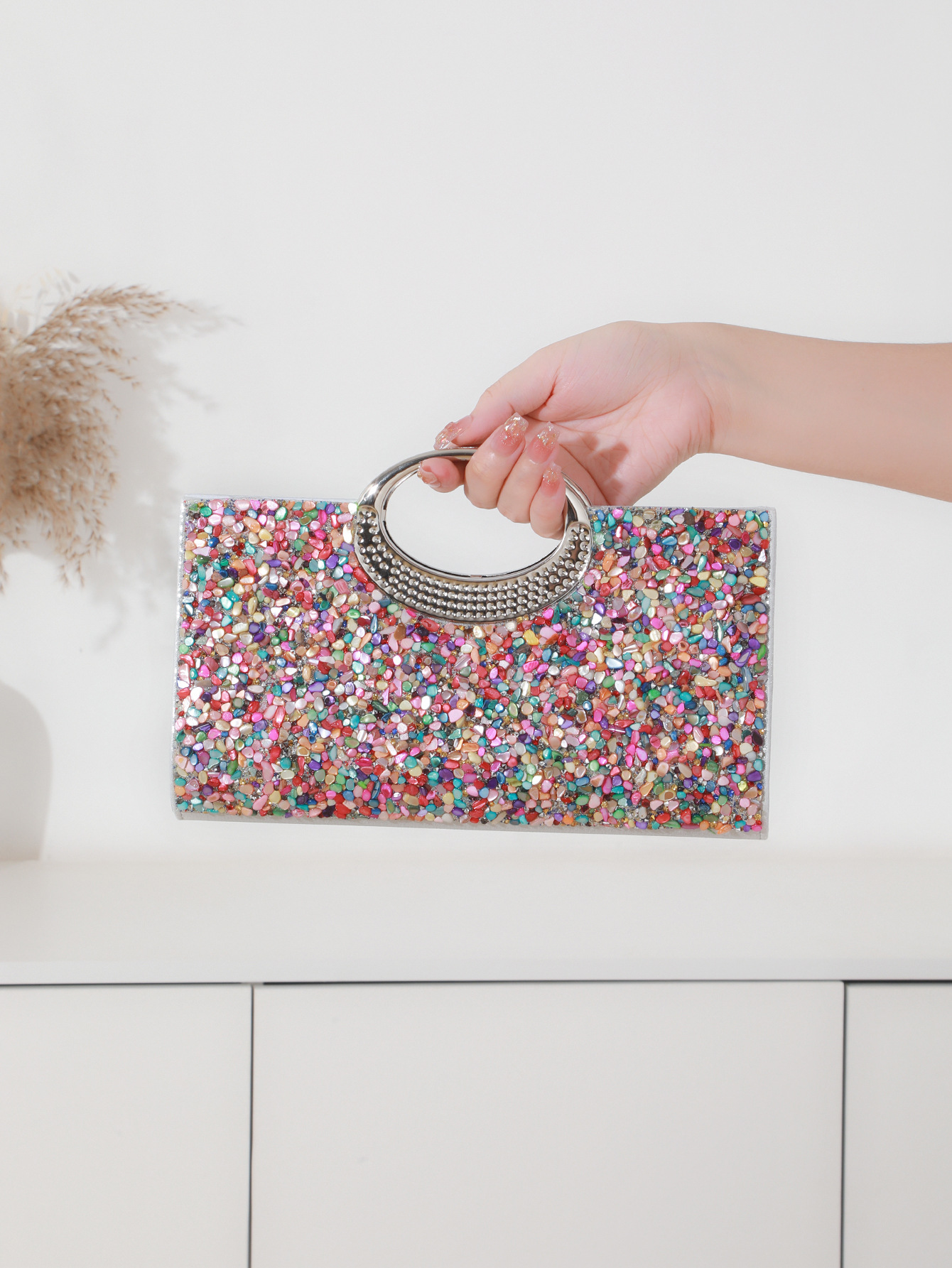 2025 New Single Side Stone Eve - Mini Bag Evening Clutch のレビューと価格
