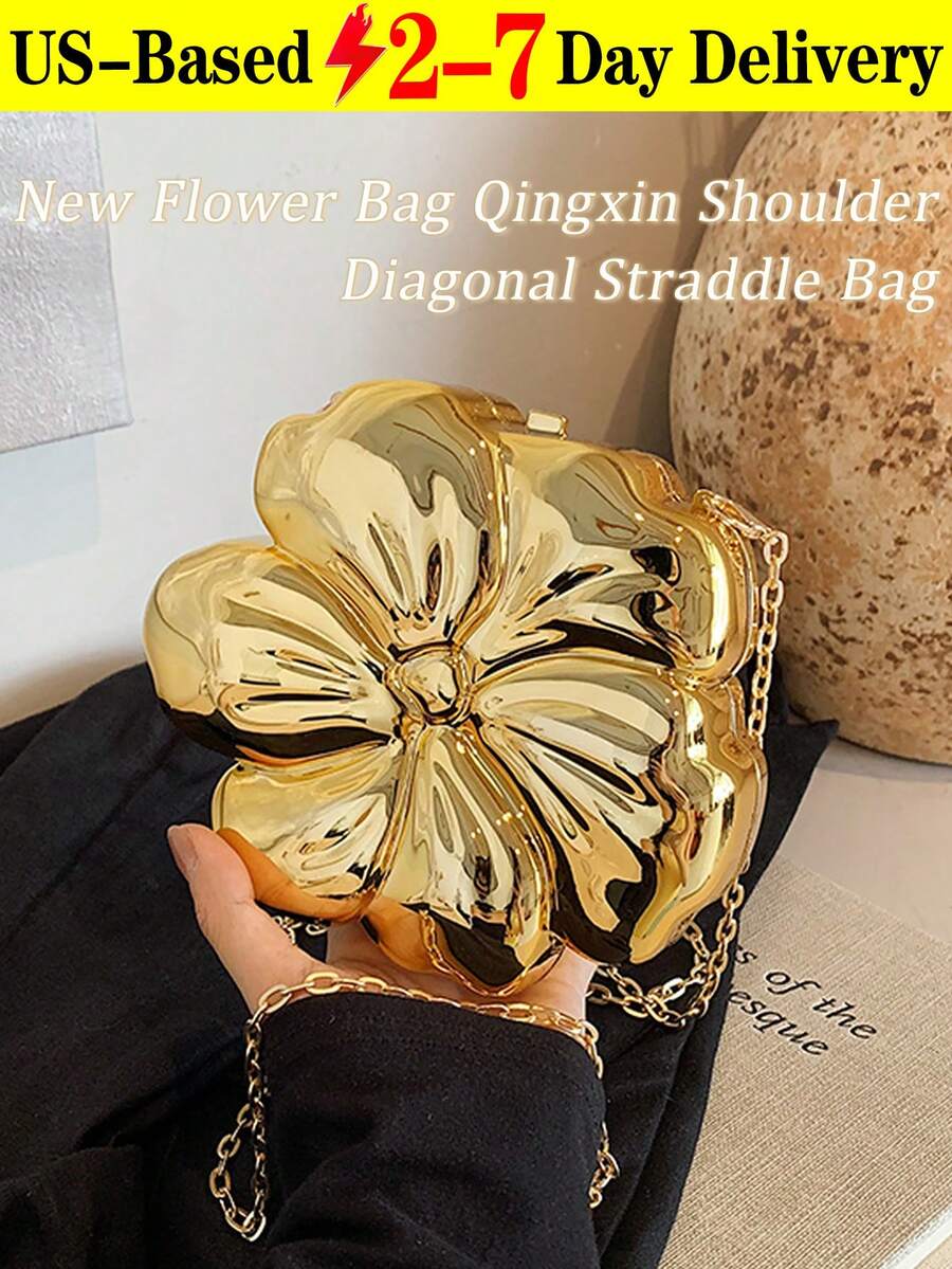 Floral Shape Mini Shoulder Bag - Mini Bag Evening Clutch のレビューと価格