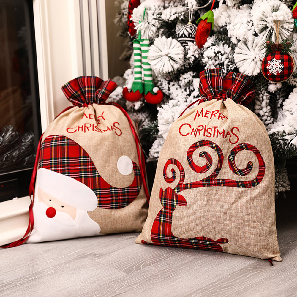 Large Christmas Gift Bag Draws - Luxury Xmas Bags のレビューと価格