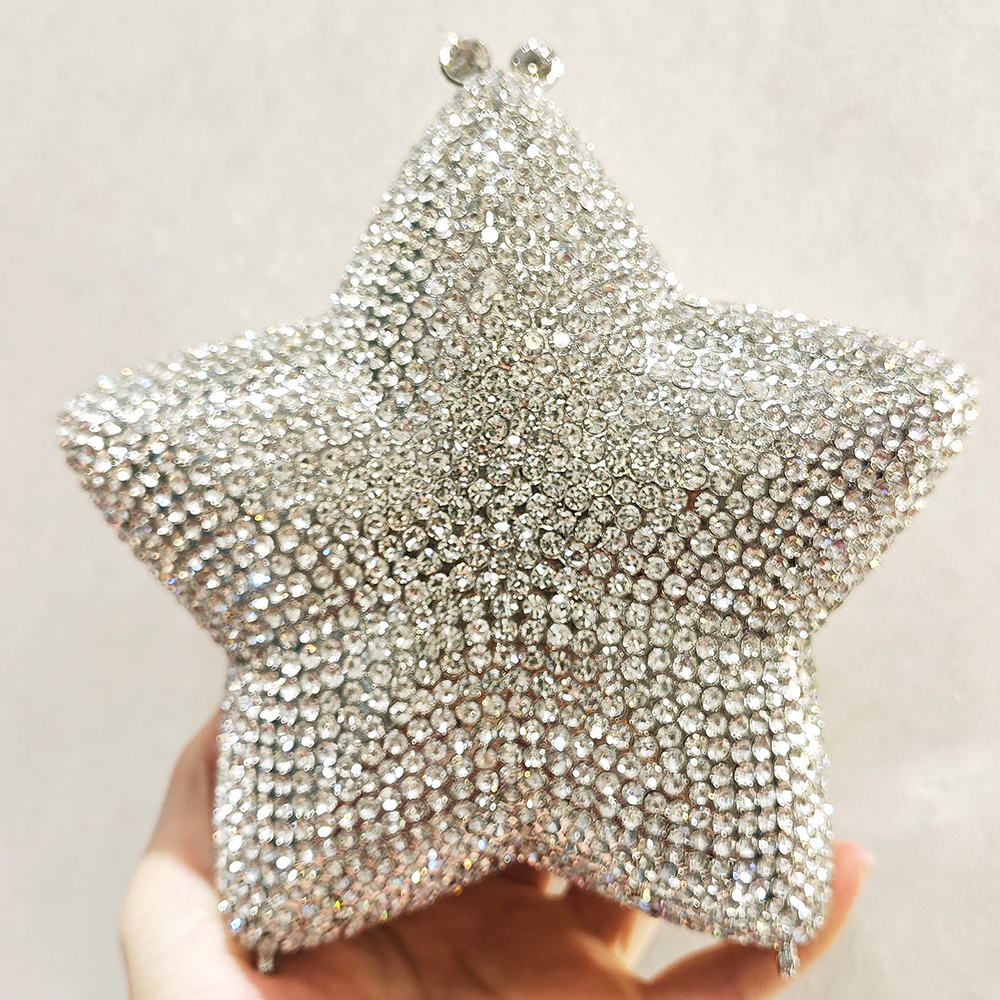 WHTUOHENG Star Rhinestone Even - Mini Bag Evening Clutch のレビューと価格