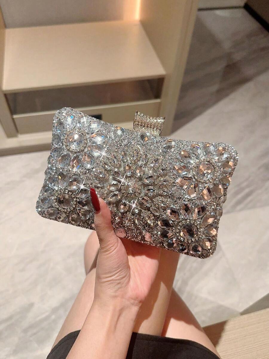 Rhinestone Clutch Bag Mini Eve - Mini Bag Evening Clutch のレビューと価格