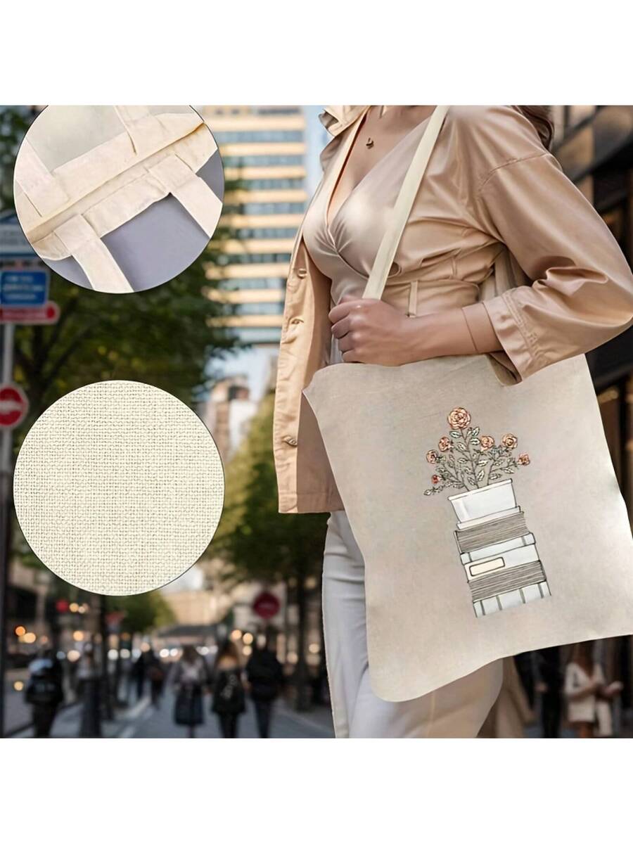 Retro Canvas Tote Bag With Boo - Canvas Tote Designer のレビューと価格