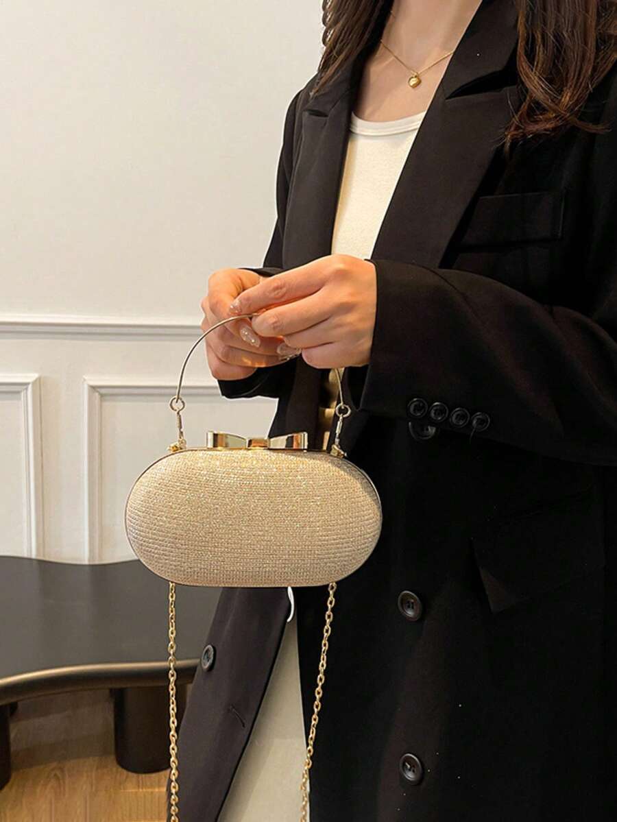 Glitter Sequin Mini Box Clutch - Mini Bag Evening Clutch のレビューと価格