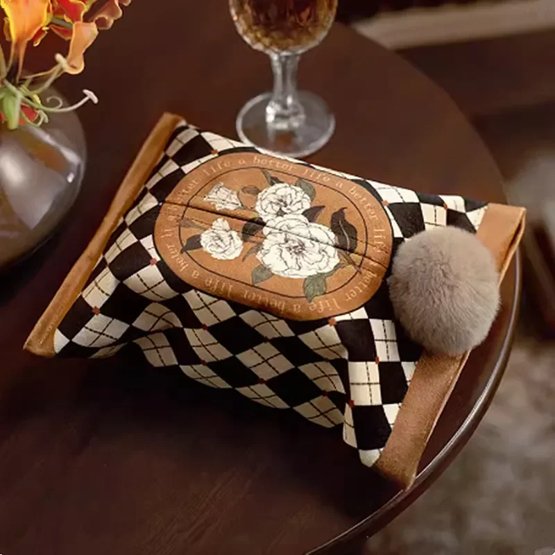 Light Luxury Tissue Box, Retro - Luxury Bags Hand Painted のレビューと価格
