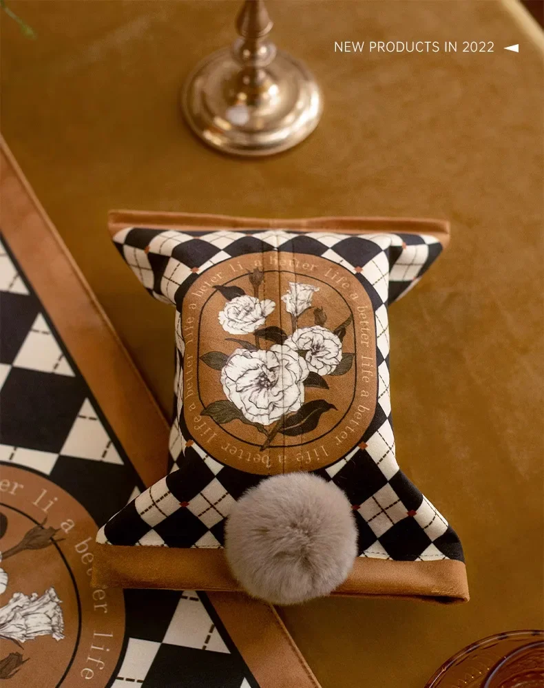 Light Luxury Tissue Box, Retro - Luxury Bags Hand Painted のレビューと価格