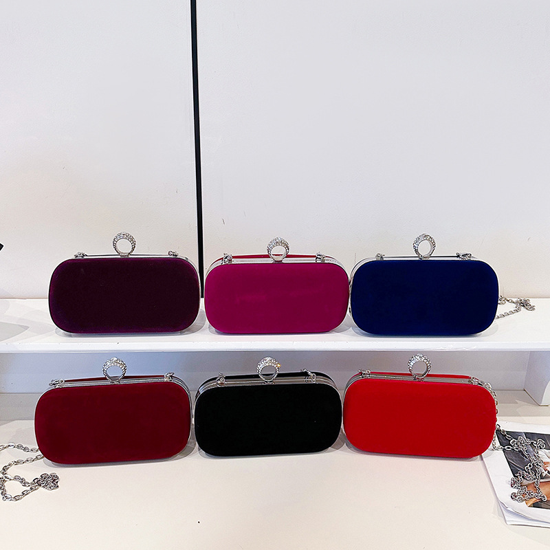 Black Velvet Handbag for Women - Luxury Bags Vip のレビューと価格